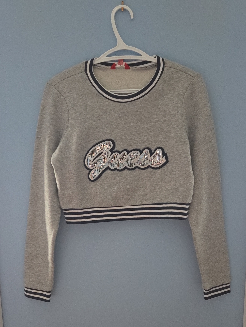 Guess Rena Logo Pullover Cropped Sweater